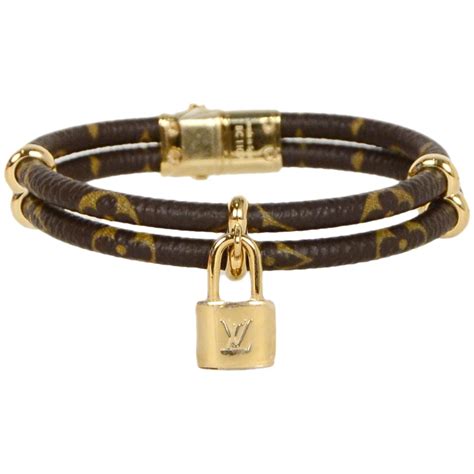 lv padlock bracelet monogram